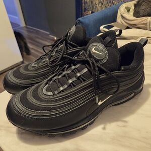 Airmax 97s Tripple Black Mens 14
